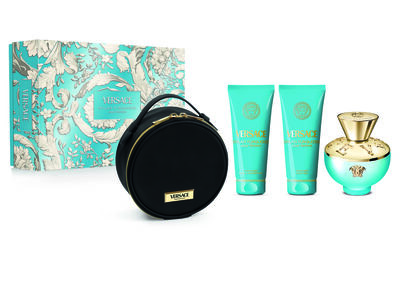 Kit Coffret Versace Dylan Turquoise Feminino Eau de Toilette